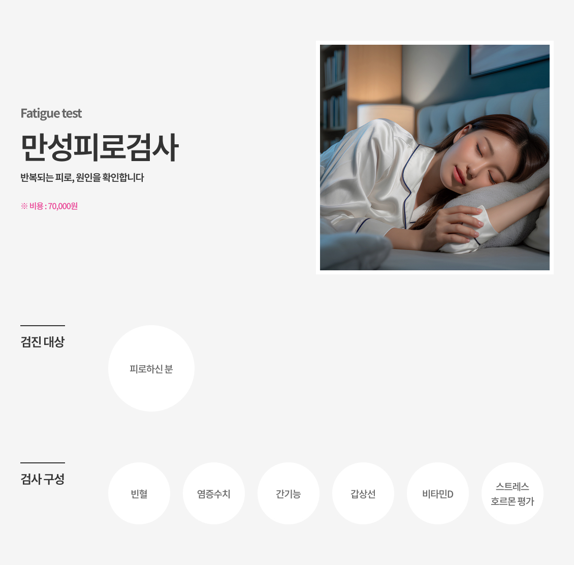 만성피로검사